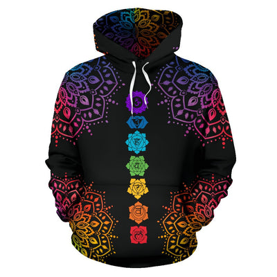 Chakra Mandala Hoodie - Carbone's Marketplace