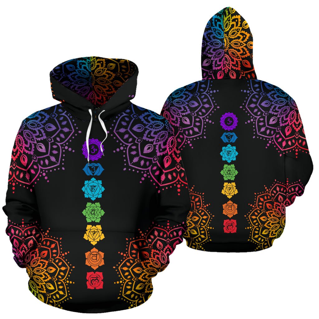 Chakra Mandala Hoodie - Carbone's Marketplace