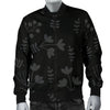 Charcoal Floral Men's Bomber Jacket - Carbone's Marketplace