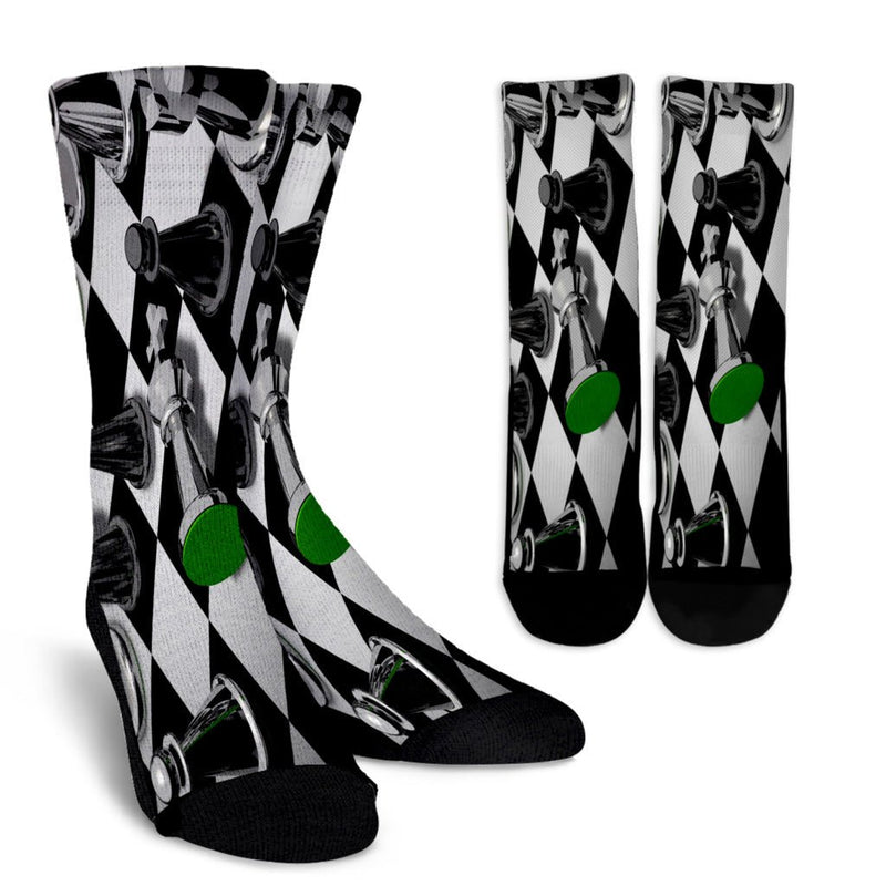 Check Mate Crew Socks - Carbone&