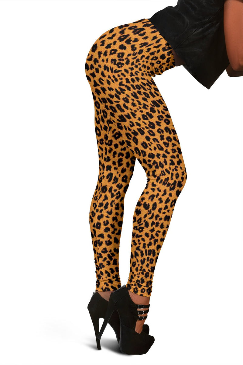 CHEETAH Animal Print Leggings - Carbone&