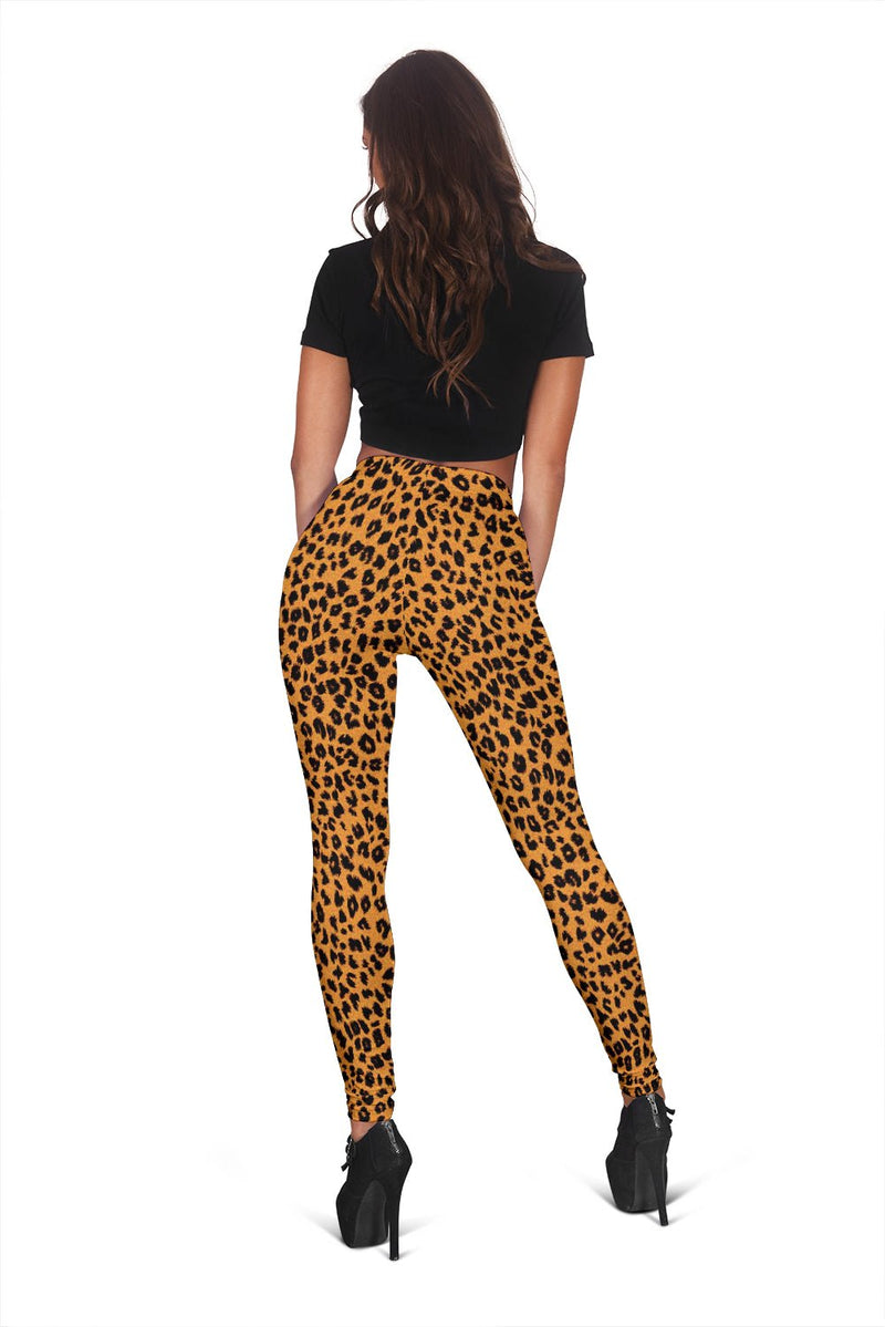 CHEETAH Animal Print Leggings - Carbone&