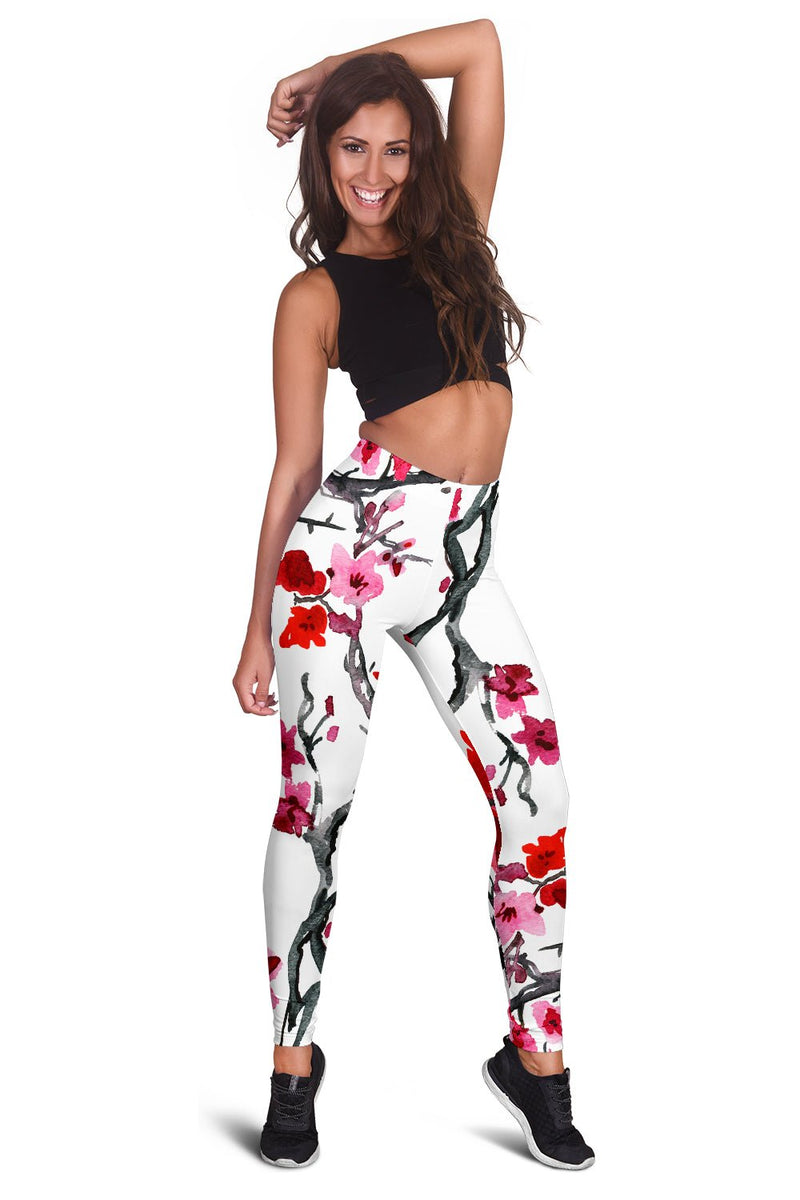 Cherry Blossom Leggings - Carbone&