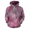 Chic Pink and Gray Fusion Pullover Hoodie - Carbone's Marketplace