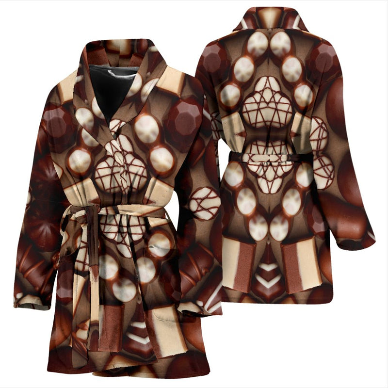 Chocolate Lovers Womens Bath Robe - Carbone&