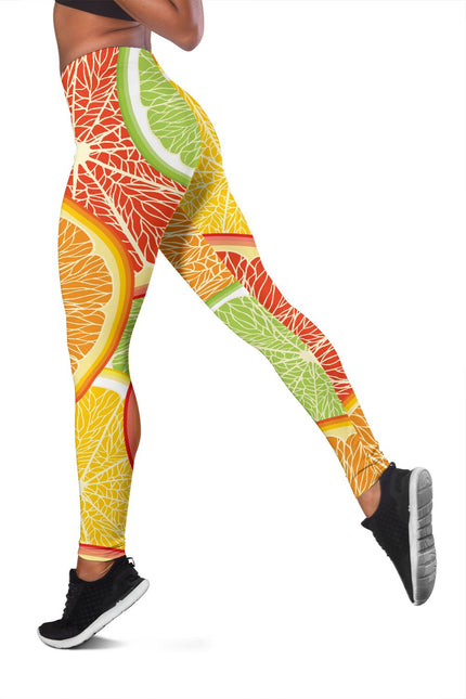 Citrus Slice Women's Leggings - Carbone's Marketplace