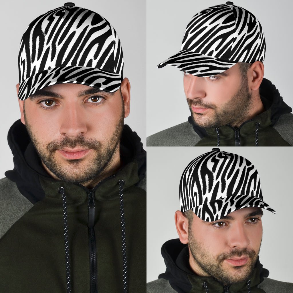 Classic Cap Zebra Animal Print - Carbone's Marketplace