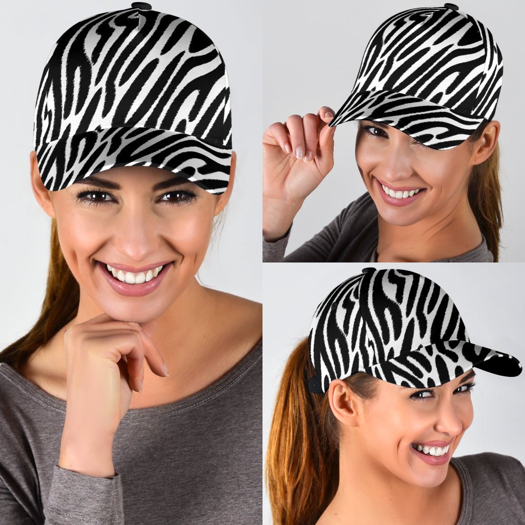 Classic Cap Zebra Animal Print - Carbone's Marketplace