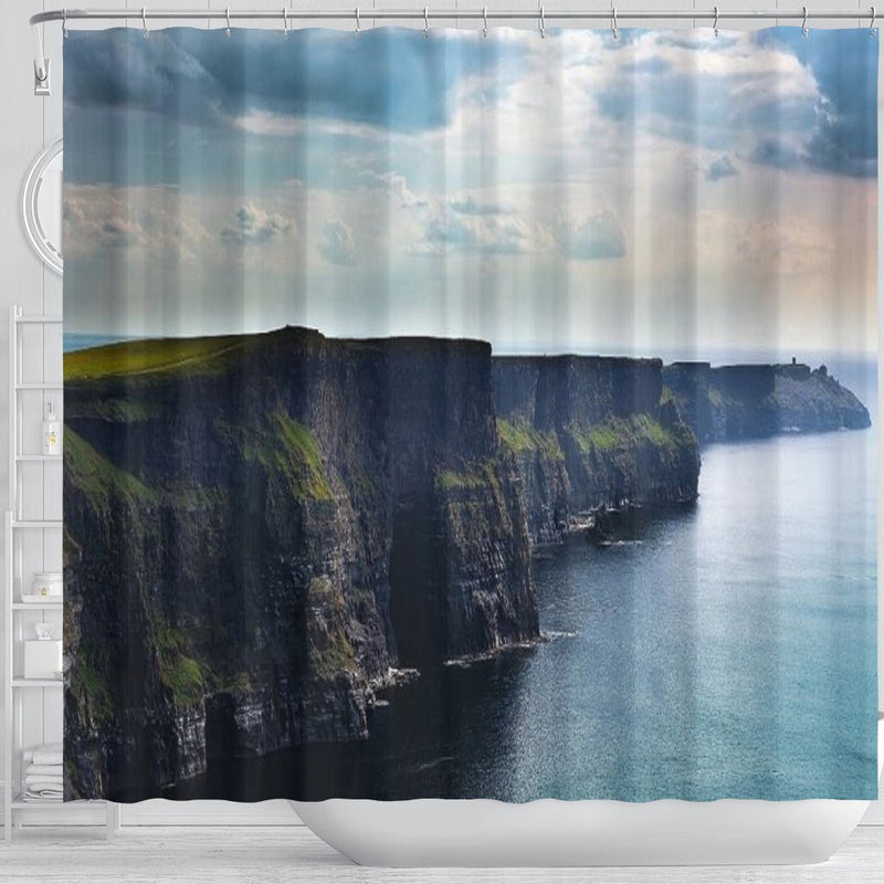 Cliffs of Moher Shower Curtain - Carbone&