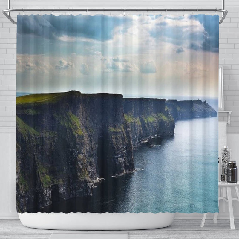 Cliffs of Moher Shower Curtain - Carbone&