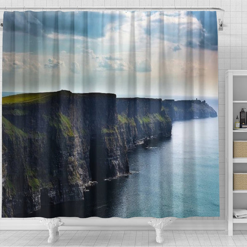 Cliffs of Moher Shower Curtain - Carbone&