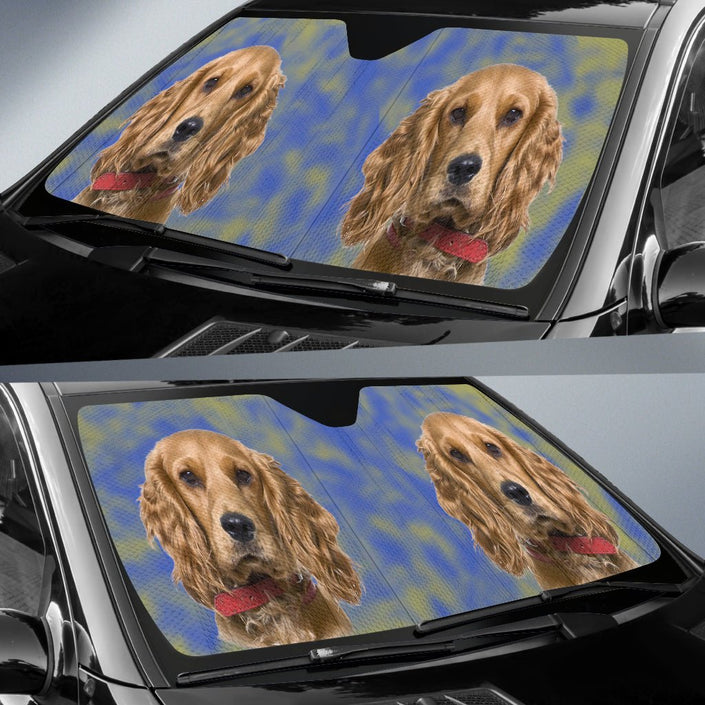 cocker spaniel Auto Sun Shade - Carbone's Marketplace