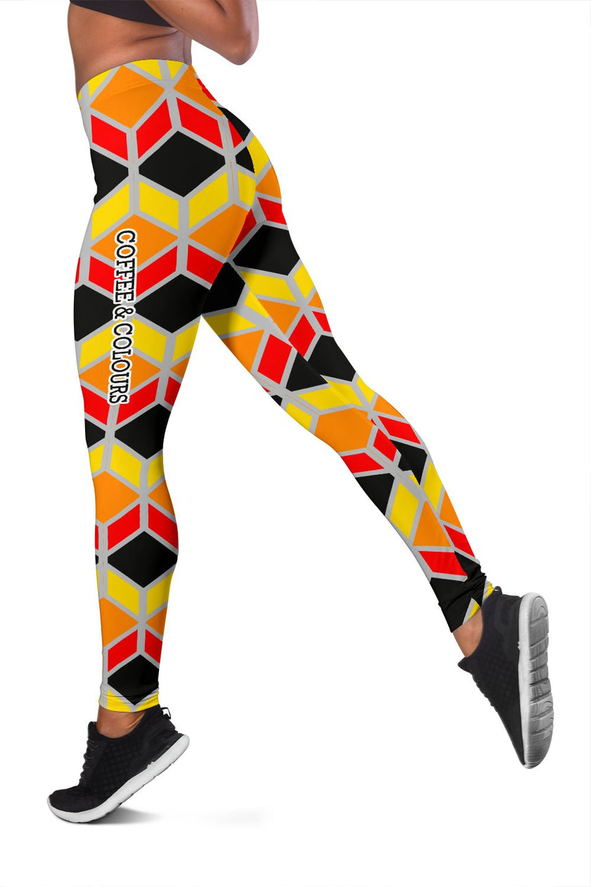Coffee and Colours Women's Leggings - Carbone's Marketplace