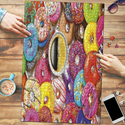 Coffee & Donuts Jigsaw Puzzle - Carbone's Marketplace