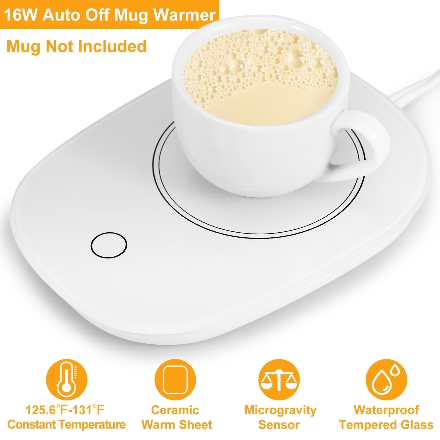 Coffee Mug Warmer Cup Warmer Auto Shut Off Coffee Tea Milk Electric Heater Pad Office Home Desk Coffee Mug Warmer - Carbone's Marketplace