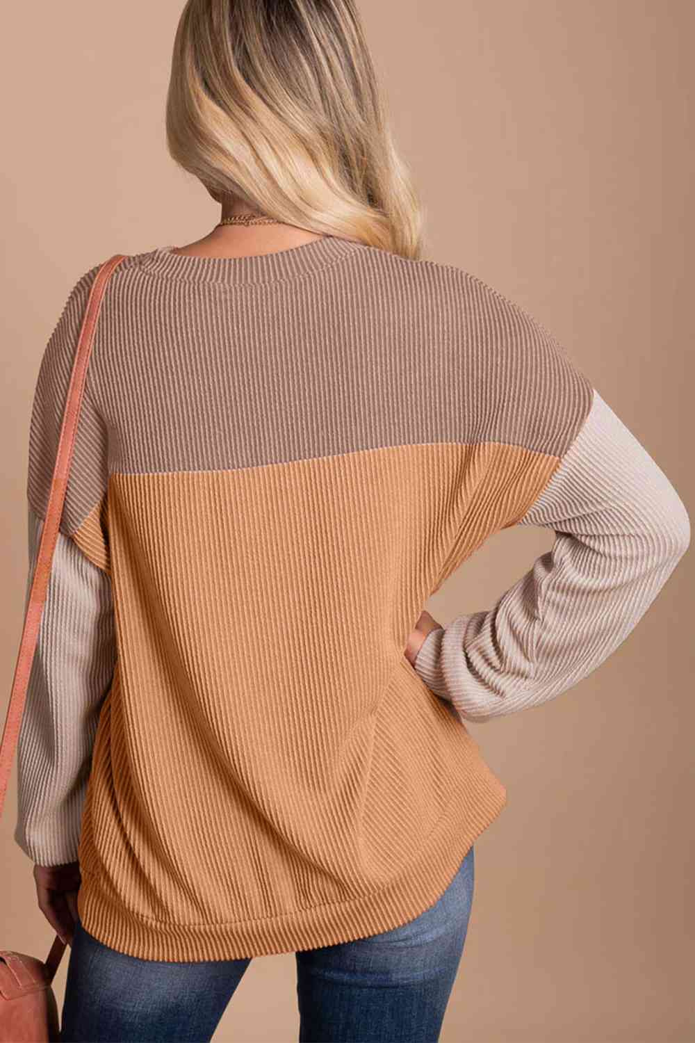 Color Block Dropped Shoulder T-Shirt - Carbone's Marketplace