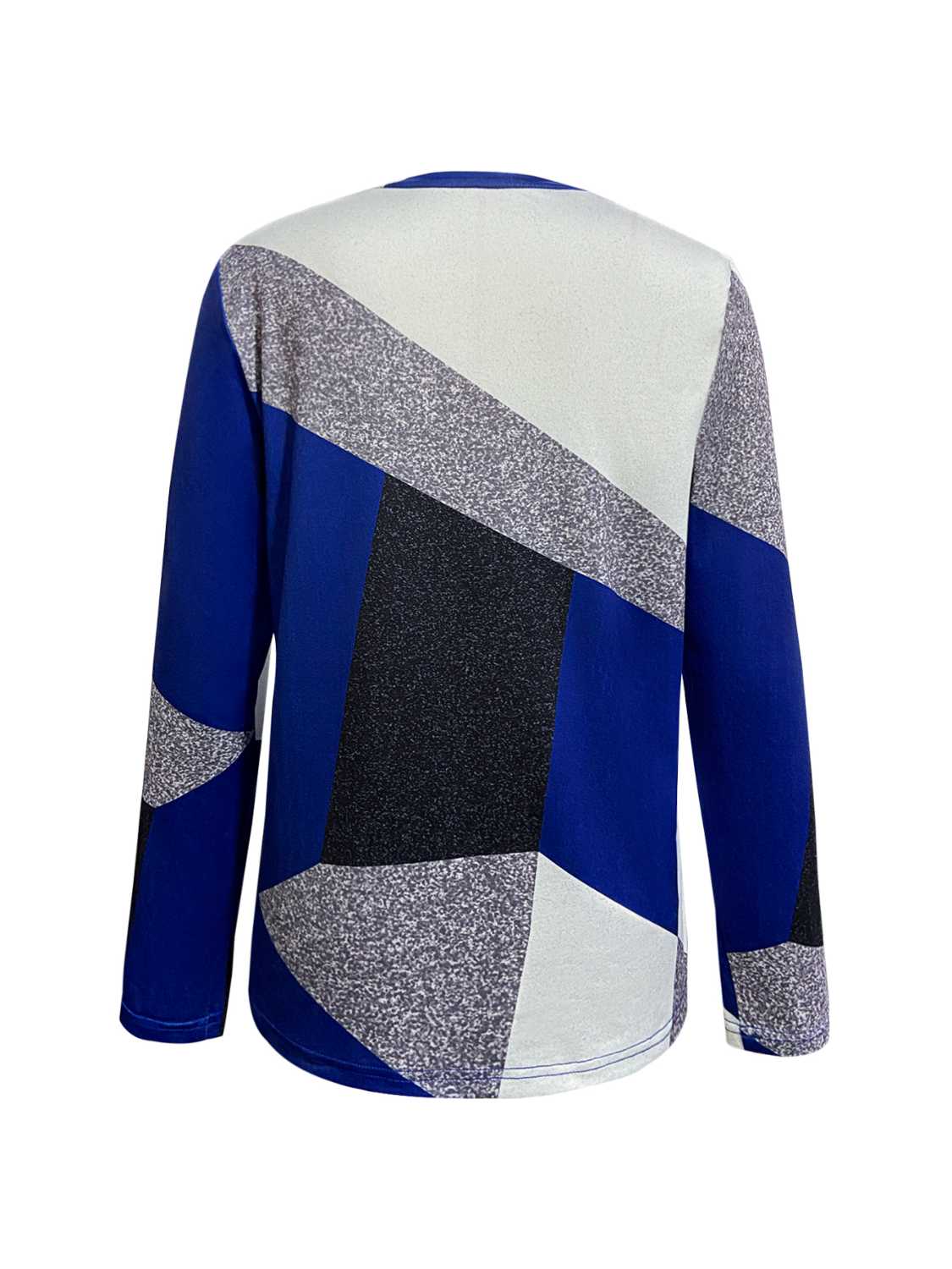 Color Block Round Neck T-Shirt - Carbone's Marketplace
