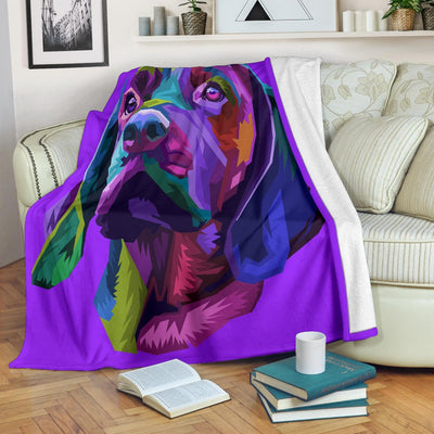 colorful dog head pop art style - Carbone's Marketplace