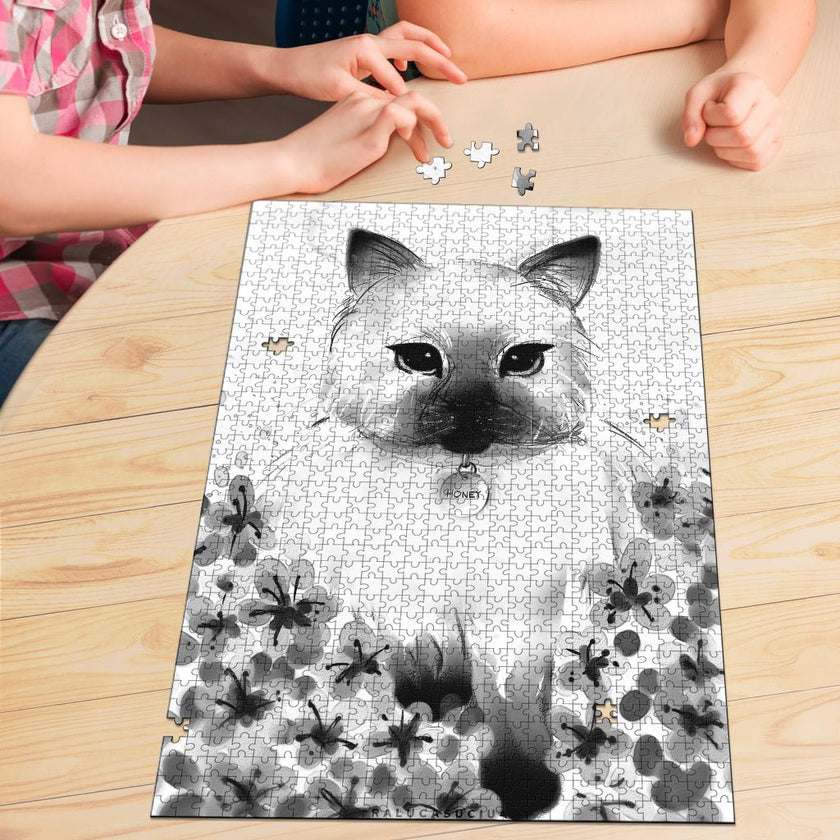 Colour Your Own Kitty Jigsaw Puzzle - Carbone's Marketplace