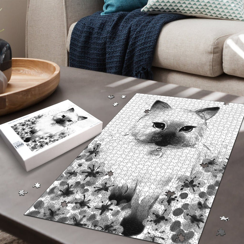 Colour Your Own Kitty Jigsaw Puzzle - Carbone's Marketplace