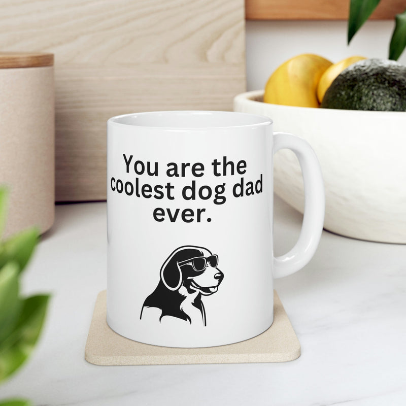 Coolest Dog Dad Mug 11oz - Carbone&