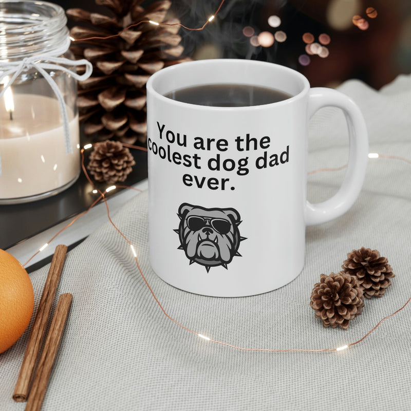 Coolest Dog Dad Mug 11oz - Carbone&