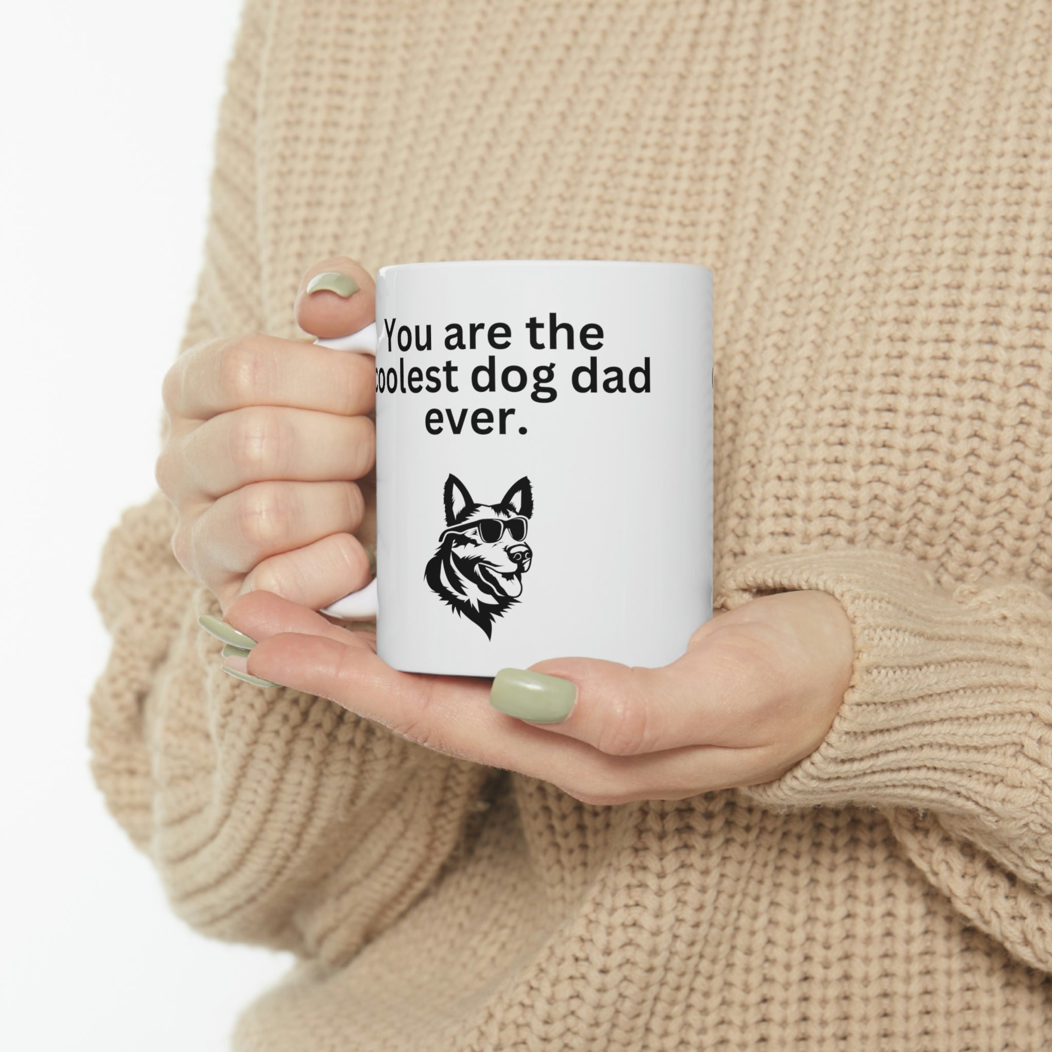 Coolest Dog Dad Mug 11oz - Carbone's Marketplace