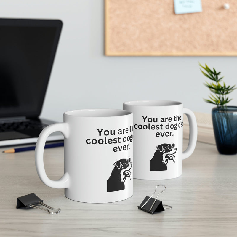 Coolest Dog Dad Mug 11oz - Carbone&