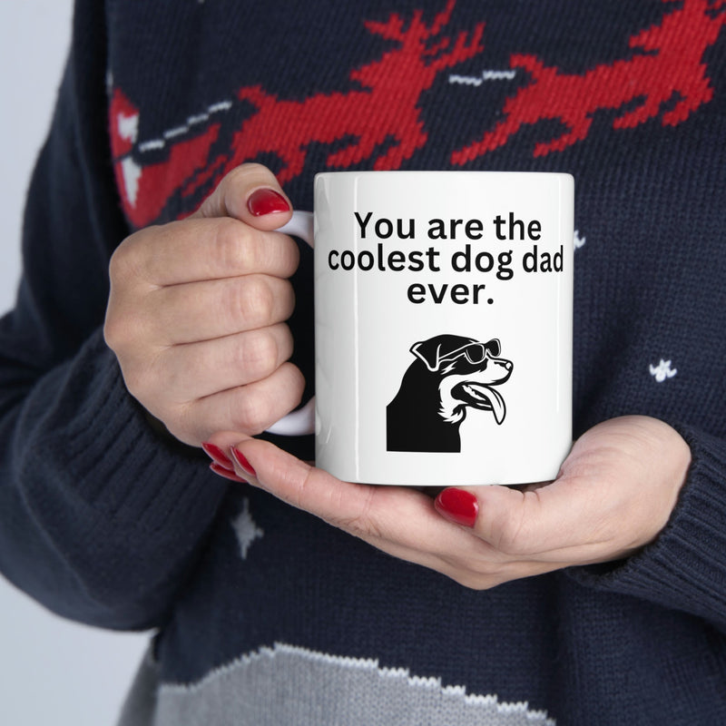 Coolest Dog Dad Mug 11oz - Carbone&