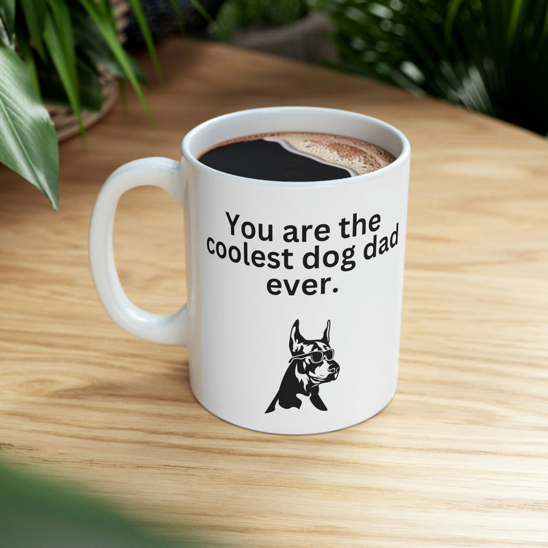 Coolest Dog Dad Mug 11oz - Carbone&
