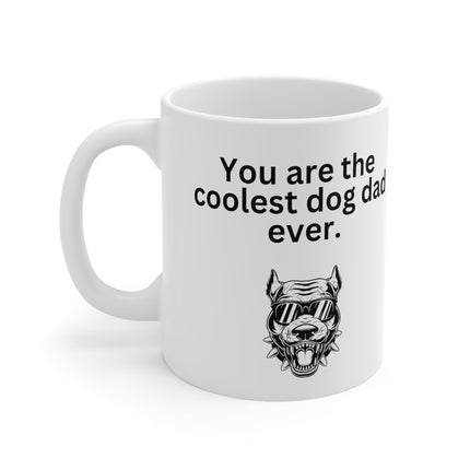 Coolest Dog Dad Mug 11oz - Carbone's Marketplace