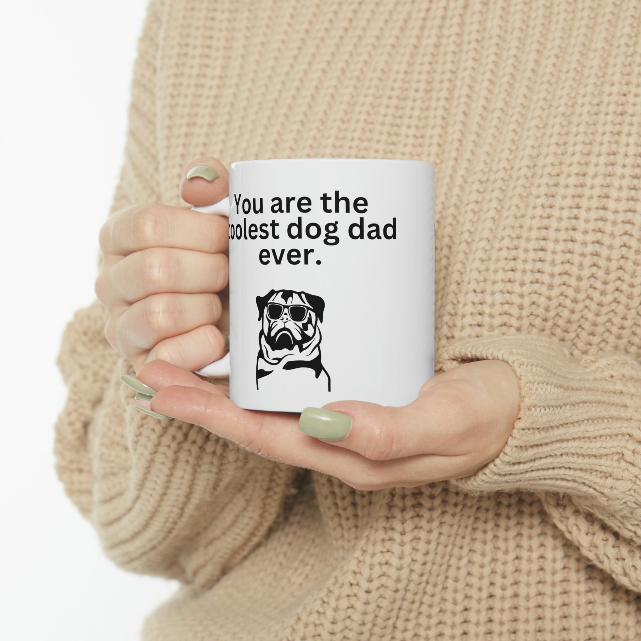 Coolest Dog Dad Mug 11oz - Carbone's Marketplace