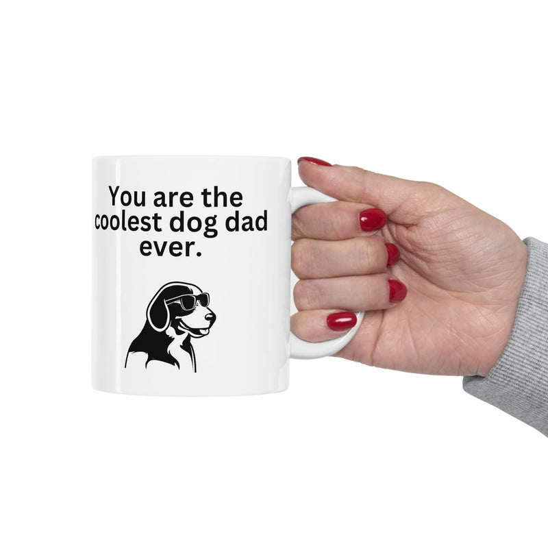 Coolest Dog Dad Mug 11oz - Carbone&