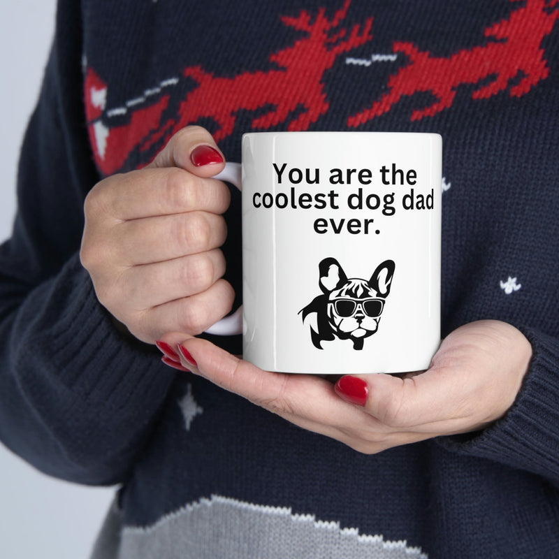 Coolest Dog Dad Mug 11oz - Carbone&