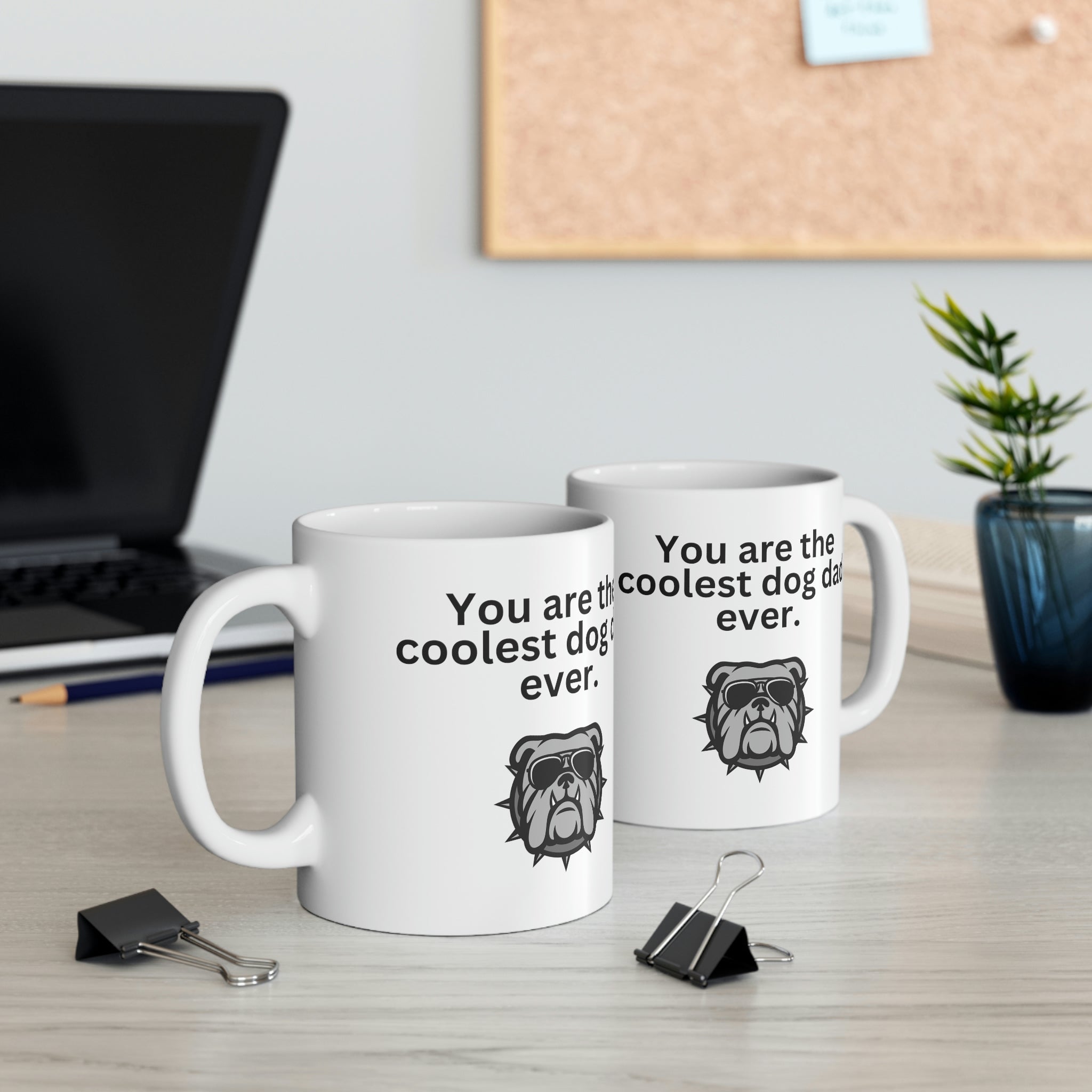 Coolest Dog Dad Mug 11oz - Carbone's Marketplace