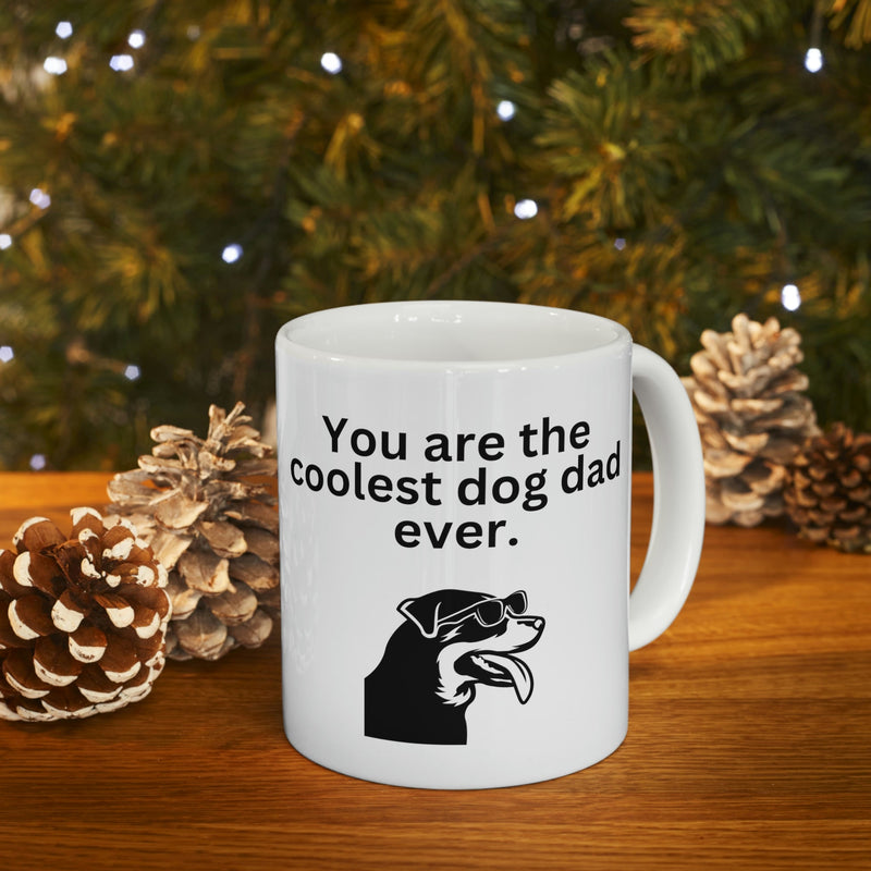 Coolest Dog Dad Mug 11oz - Carbone&