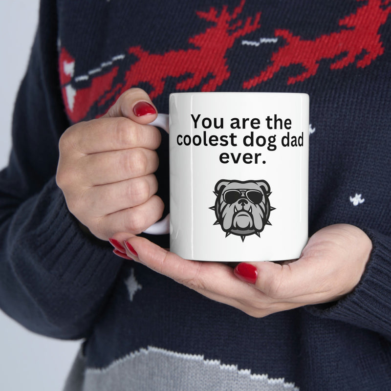 Coolest Dog Dad Mug 11oz - Carbone&