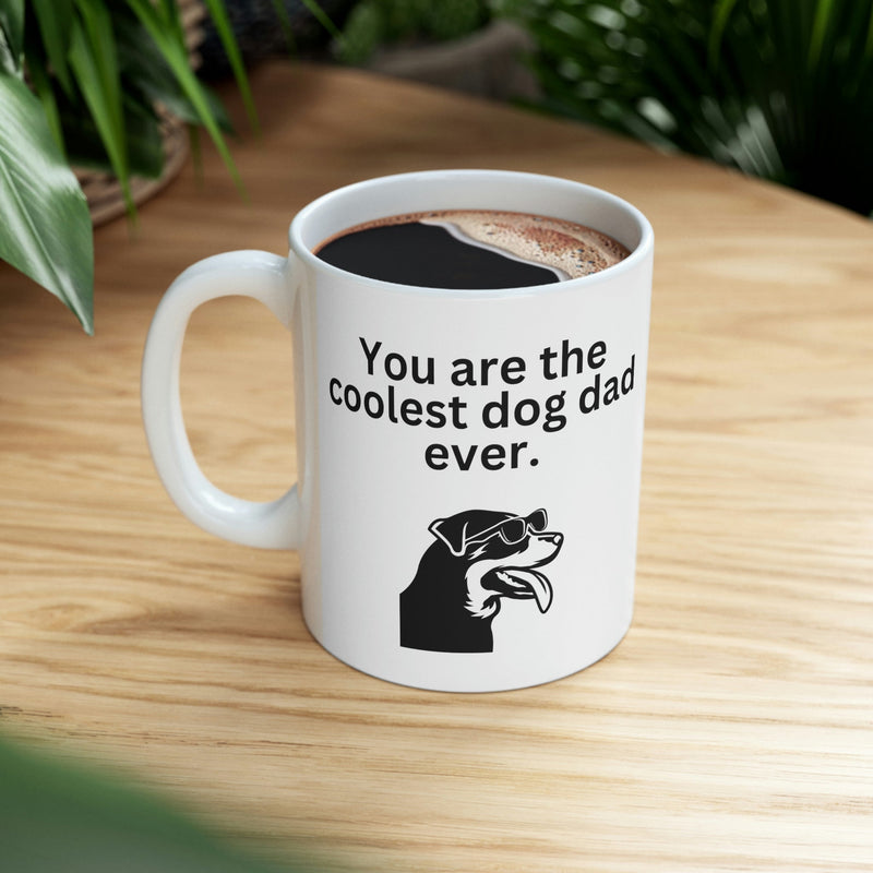 Coolest Dog Dad Mug 11oz - Carbone&