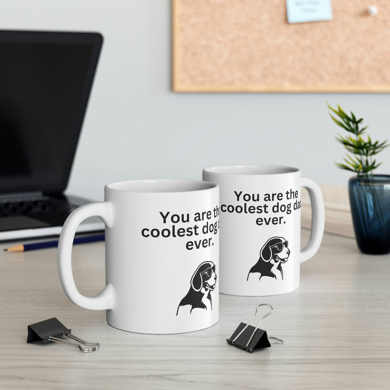 Coolest Dog Dad Mug 11oz - Carbone&