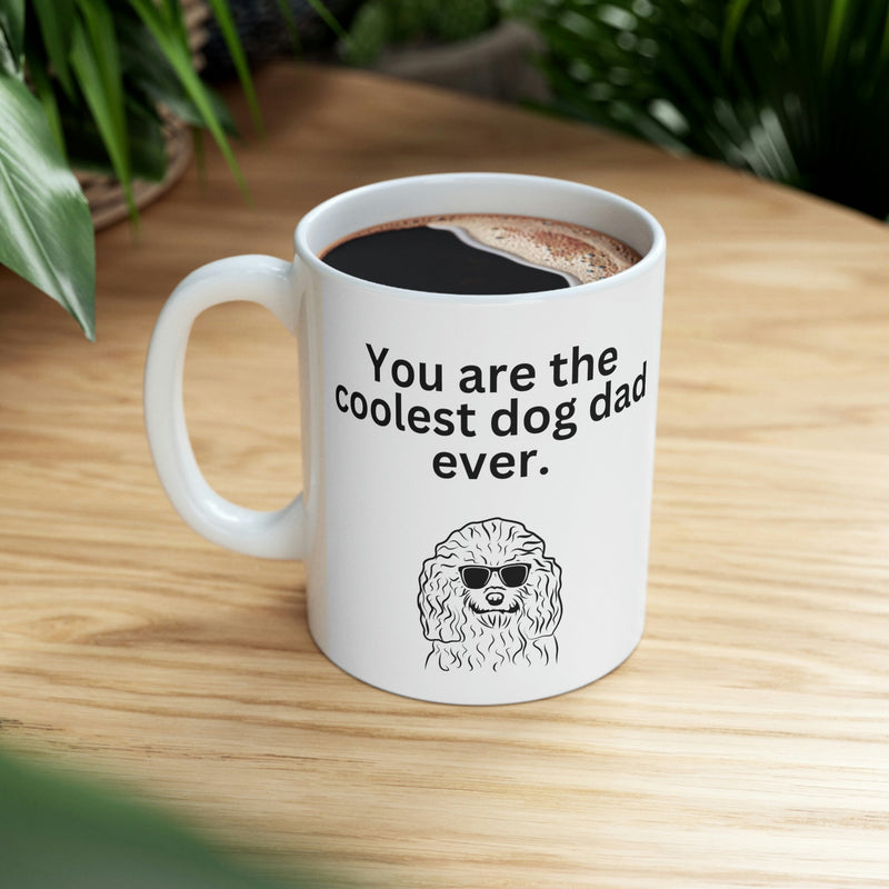 Coolest Dog Dad Mug 11oz - Carbone&