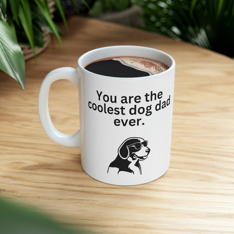 Coolest Dog Dad Mug 11oz - Carbone&