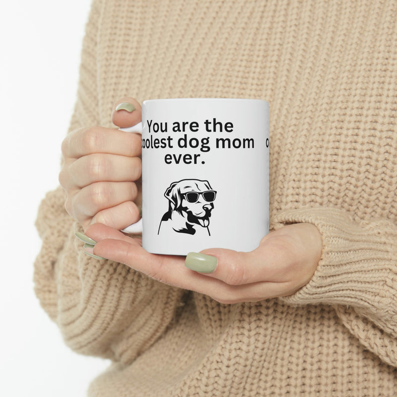 Coolest Dog Mom Mug 11oz - Carbone&