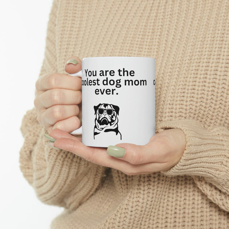 Coolest Dog Mom Mug 11oz - Carbone&