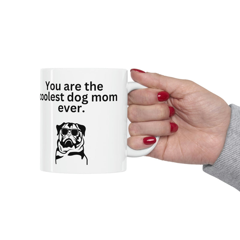 Coolest Dog Mom Mug 11oz - Carbone&