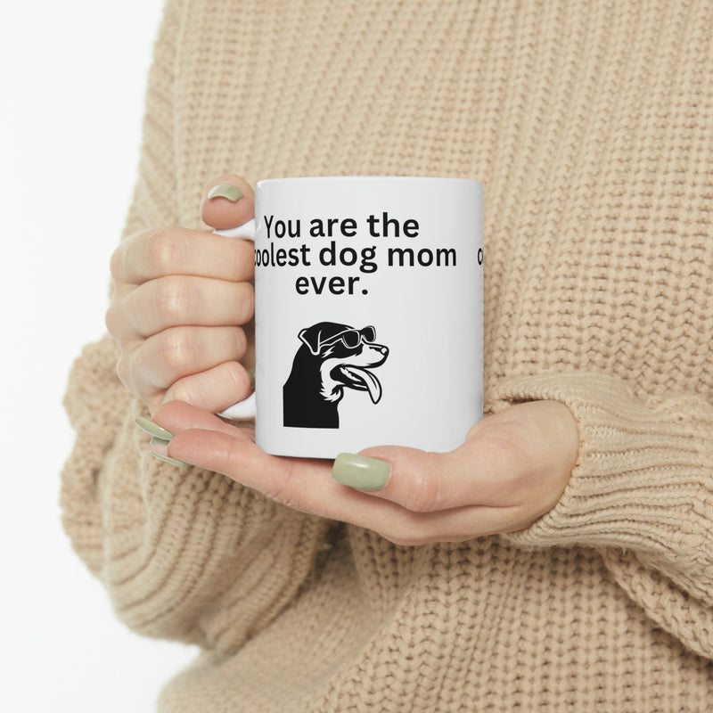 Coolest Dog Mom Mug 11oz - Carbone&