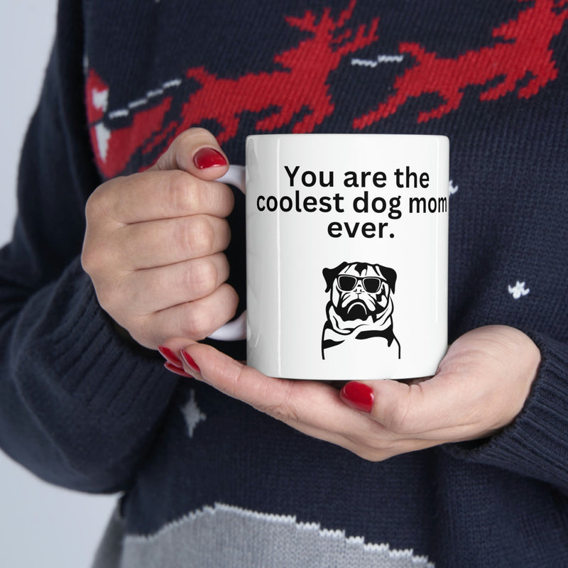 Coolest Dog Mom Mug 11oz - Carbone&