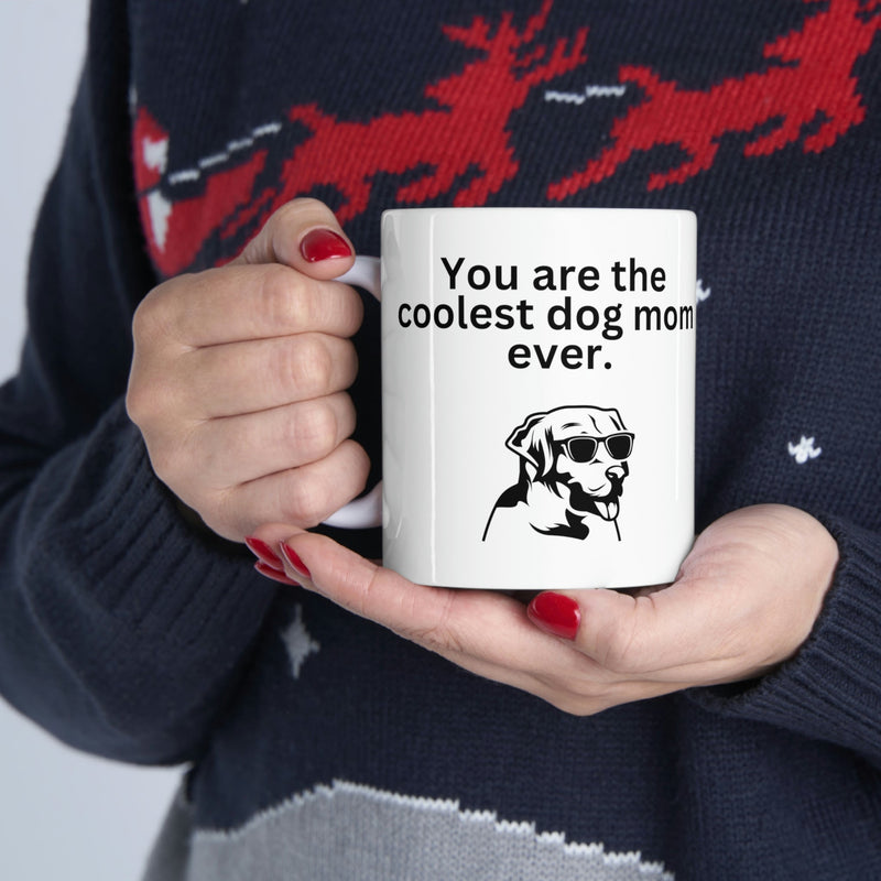 Coolest Dog Mom Mug 11oz - Carbone&