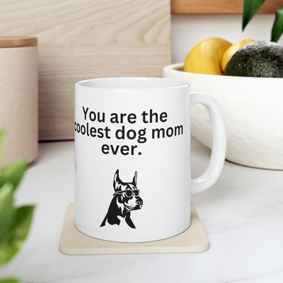 Coolest Dog Mom Mug 11oz - Carbone's Marketplace