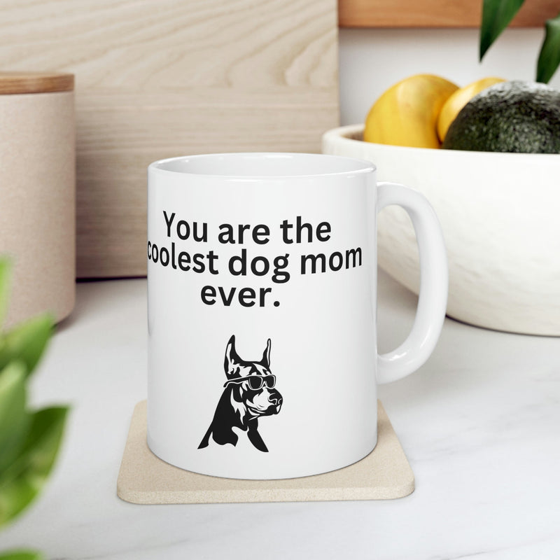 Coolest Dog Mom Mug 11oz - Carbone&