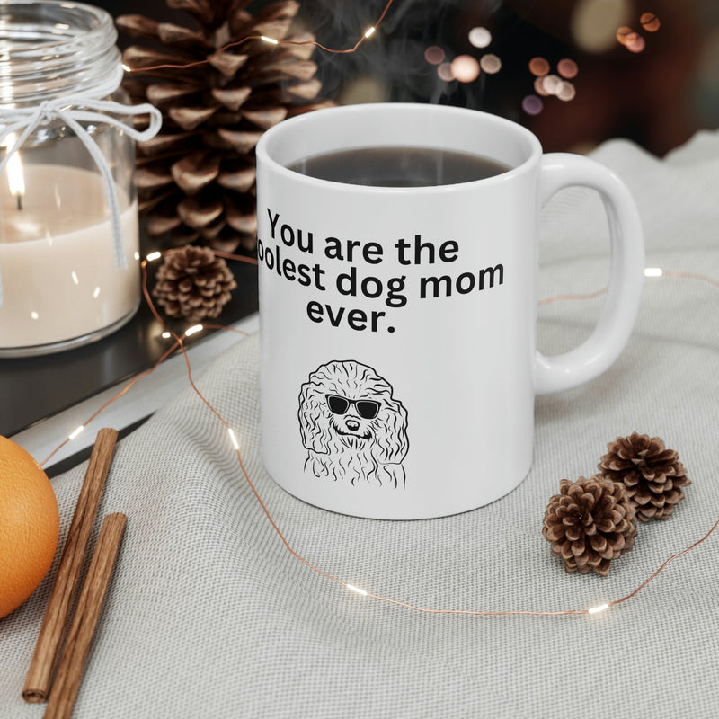 Coolest Dog Mom Mug 11oz - Carbone&